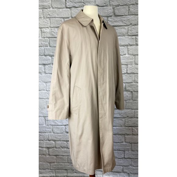 London Fog Men's Straight Khaki Trench - Picture 2 of 9
